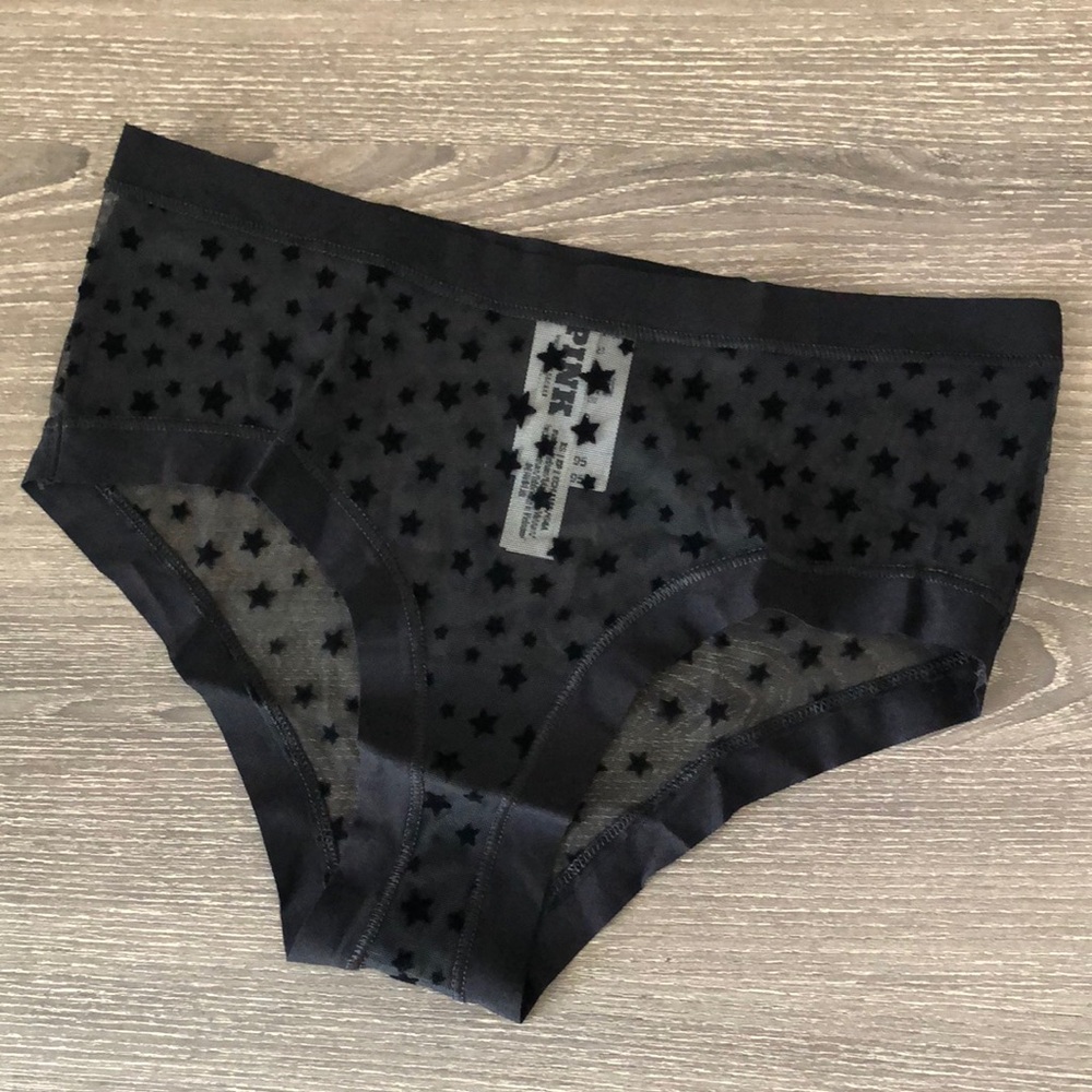 ❤️$7 NWT Pink by Victoria's Secret No-Show Cheeky Panty Size XS